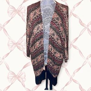 Fringe western sweater